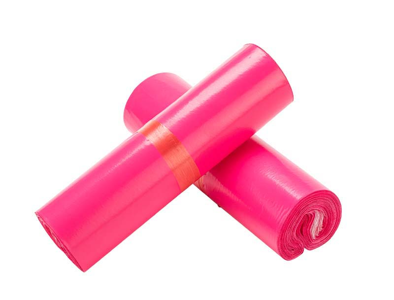 东源玫红色快递袋-02